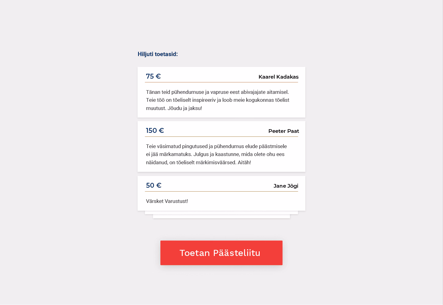 Päästeliit project work
